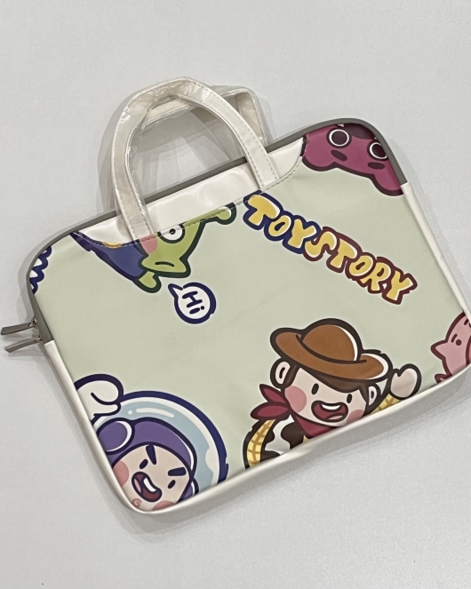 Toystory Light Green Laptop Bag Toystory Light Green Laptop Bag