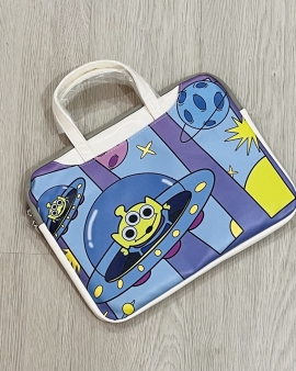 Alien Blue Laptop Bag