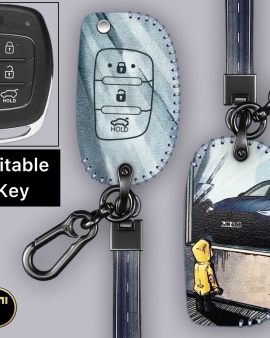 Hyundai Tucson Leather Design Keycase