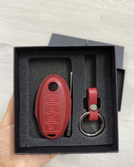 Nissan Sheep Skin leather keycase