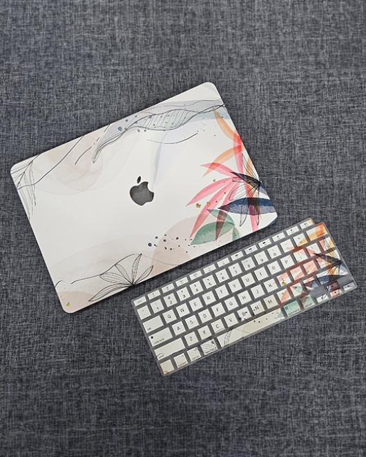 White Leaf MacBook Cover White Leaf MacBook Cover