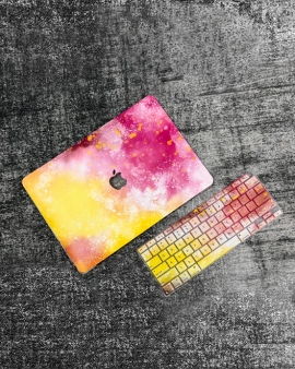 Red and Yellow splash MacBook Cover