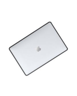 Black Transparent MacBook Cover