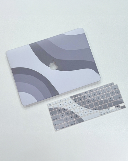 ခဲဖြူလှိုင်းတွန့် MacBook Cover ခဲဖြူလှိုင်းတွန့် MacBook Cover