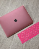 Clear Pink MacBook Cover