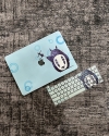 Abstract Totoro Blue MacBook Cover