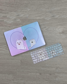 Purple Heart MacBook Cover