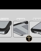 Black Transparent MacBook Cover