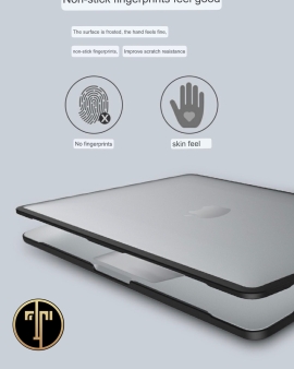 Black Transparent MacBook Cover